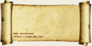 Jovana Trifković vizit kartica